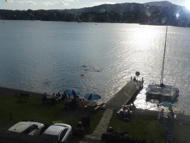 This was my view of the lake out of my window at the YHA on Lake Windermere.