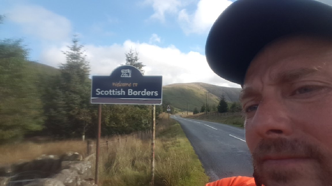 Reaching the Scottish Borders.
