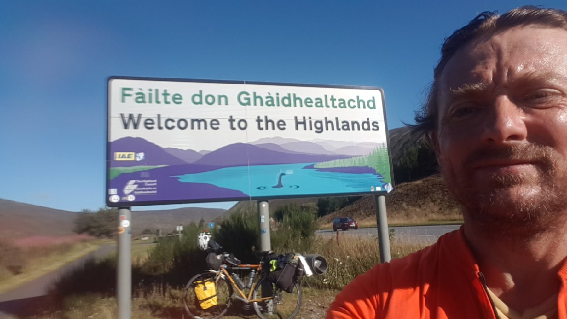 Reaching the highlands just after 10am.