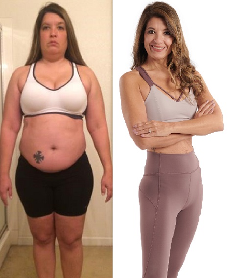 Image showing a having lost a lot of weight and looking fabulous.