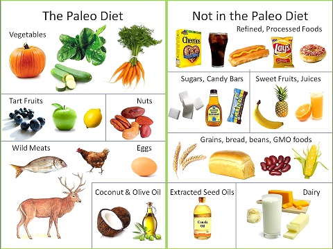 Image showing a paleo diet plan.