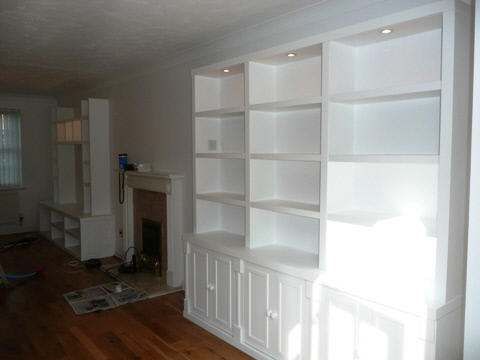 custom Cambridge shelves