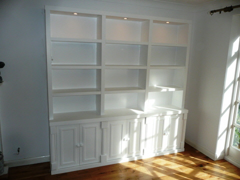 custom Cambridge shelves