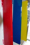 fancy design coloured shelves