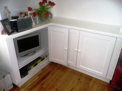 custom house shelves