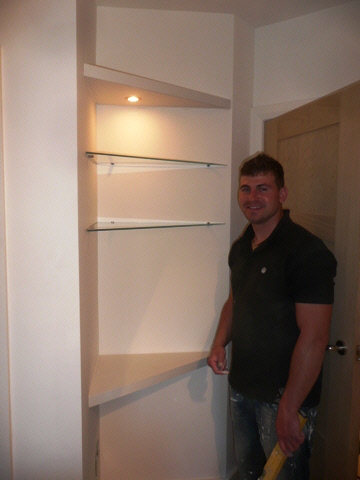 custom house shelves