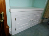 Edwardian alcove cabinets