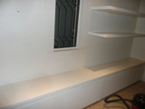 storage shelving space