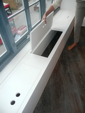 custom house bay window stoage