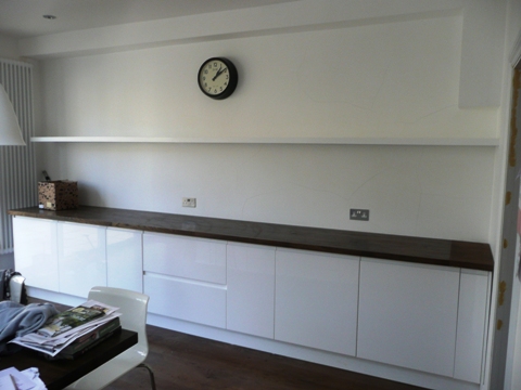 home office cabinets and 

shelving installations