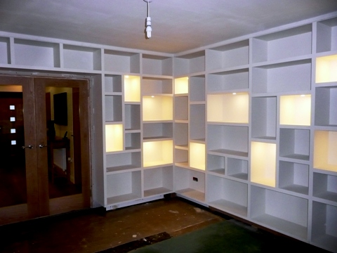custom fitted libraries