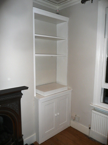 home office cabinets and shelving 

installations